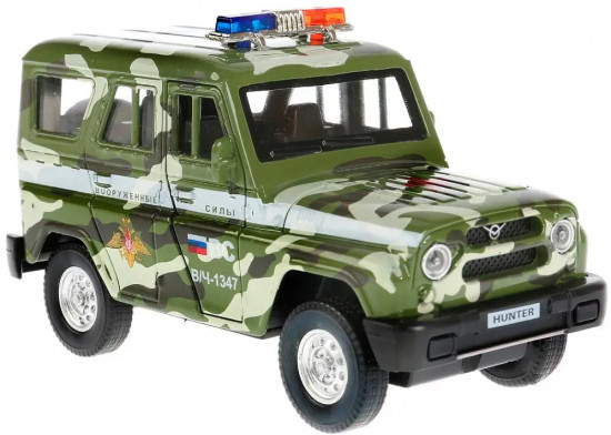 Машина металлическая «Uaz Hunter военный»