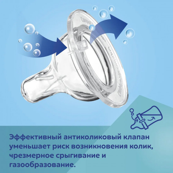 Бутылочка для кормления малышей антиколиковая с широким горлышком «Easy Start»