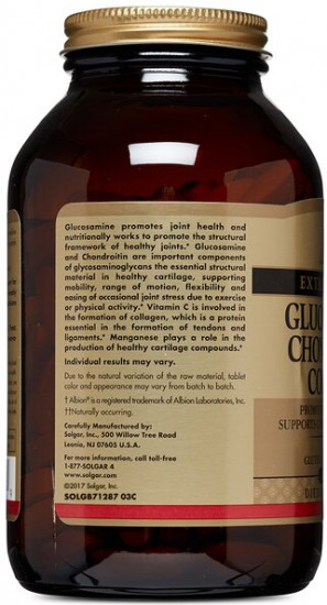 Таблетки «Glucosamine Chondroitin Complex. Глюкозамин-хондроитин комплекс»