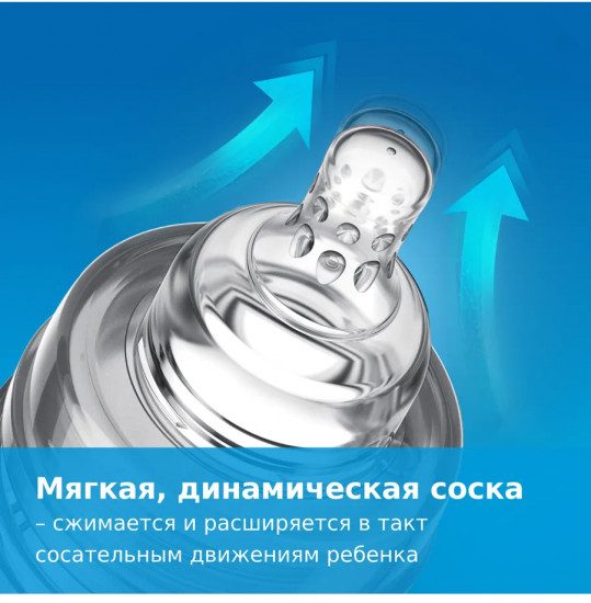Бутылочка для кормления антиколиковая «Medical+»