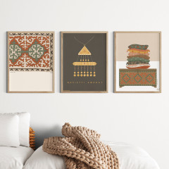 Набор постеров интерьерных «Qasietti amanat-2» - Фото 1