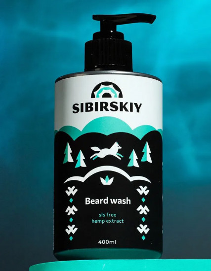 Шампунь беcсульфатный для бороды и усов «Beard Wash»