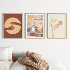 Набор постеров интерьерных «Taba Nan-Alaqan» - Фото 1