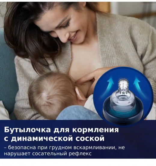 Бутылочка для кормления антиколиковая
