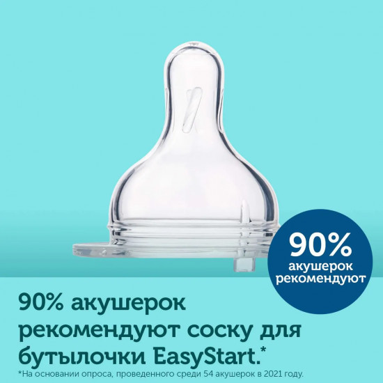 Бутылочка для кормления малышей антиколиковая с широким горлышком «Easy Start»