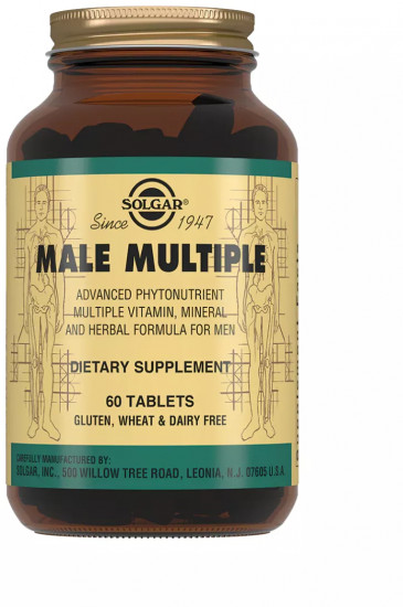 Таблетки «Male Multiple. Мультивитаминный и минеральный комплекс для мужчин»