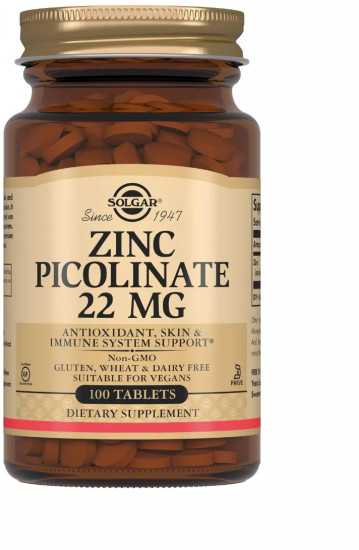 Таблетки «Zinc Picolinate. Пиколинат цинка»
