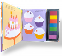 Саусақпен бояуға арналған кітапша. Пальчиковая раскраска - Фото 3