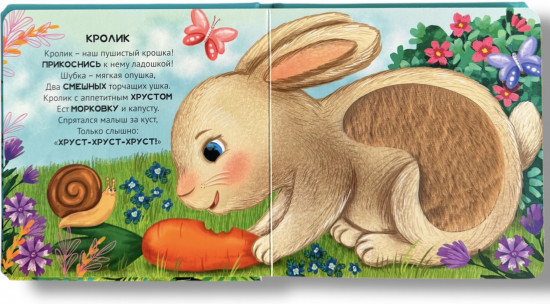 В деревне. Погладим-поглядим. Тактильная книжка