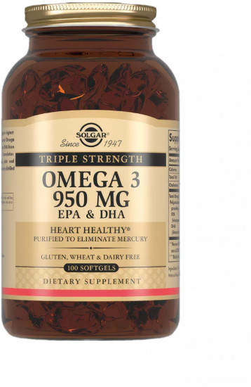 Капсулы «Omega 3 EPA & DHA. Тройная Омега-3 ЭПК и ДГК»