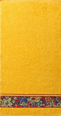 Полотенце махровое гладкокрашеное "Flower Garden" (Cleanelly, 50х90, цвет желтый) - Фото 1