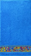 Полотенце махровое гладкокрашеное "Flower Garden" (Cleanelly, 70х130, цвет синий) - Фото 1