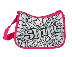 Сумка - раскраска "Лето" с блестками - Фото 2