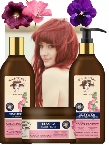 Кондиционер для окрашенных волос Triple Flower Color Protect «Тройная сила цветов. Мальва, гибискус, дикая фиалка»