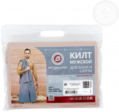 Килт для бани и сауны мужской - Фото 3