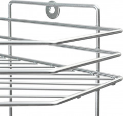 Полка для ванной комнаты четырехъярусная угловая - Фото 1