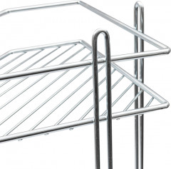 Полка для ванной комнаты трехъярусная угловая - Фото 1