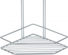 Полка для ванной комнаты трехъярусная угловая - Фото 2