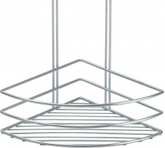 Полка для ванной комнаты трехъярусная угловая - Фото 2