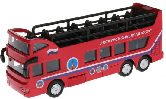 Машина инерционная «Автобус двухэтажный»