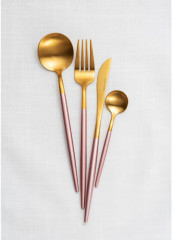 Нож столовый «Стил Пинк Голд Мэтт» - Фото 1