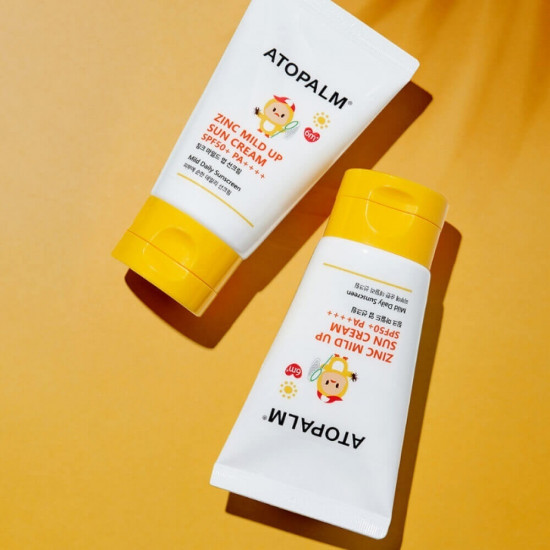 Крем для детей солнцезащитный минеральный «Zinc Mild Up Sun Cream» SPF50+ PA++++