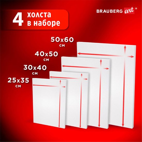 Набор холстов на подрамнике