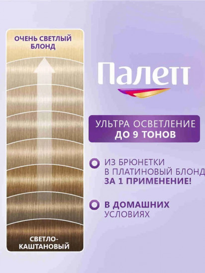 Стойкая крем-краска для волос «Интенсивный цвет», оттенок L0 Ультра осветлитель