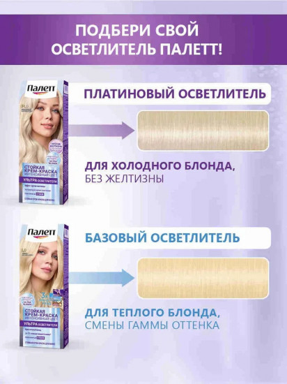 Стойкая крем-краска для волос «Интенсивный цвет», оттенок L0 Ультра осветлитель