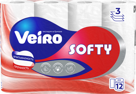 Туалетная бумага «Softy»