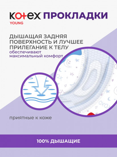 Прокладки гигиенические для девочек «Night»