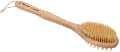 Щетка деревянная двусторонняя с импульсным массажером - Фото 5