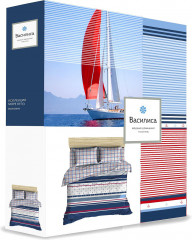 Комплект постельного белья «По морям» (арт. 9107/1, 1,5-спальный, бязь, 2 наволочки 70×70) - Фото 1