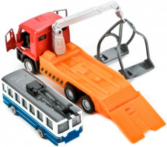 Набор машин «Автотранспортер с машинкой» - Фото 1