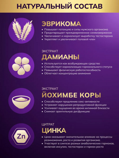 Средство для повышения мужской силы «Али Капс»