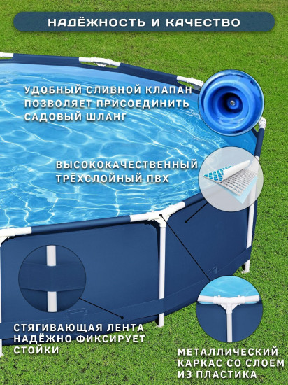 Бассейн каркасный