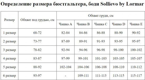 Боди женское «Sara»