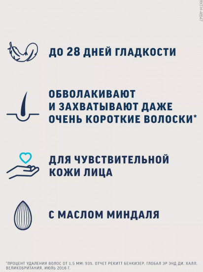 Полоски восковые  для чувствительной кожи
