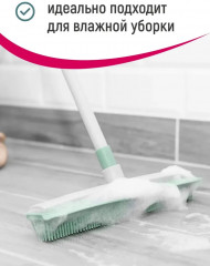 Щётка с телескопической рукояткой для уборки шерсти и волос - Фото 5