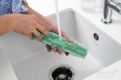 Щётка с телескопической рукояткой для уборки шерсти и волос - Фото 2