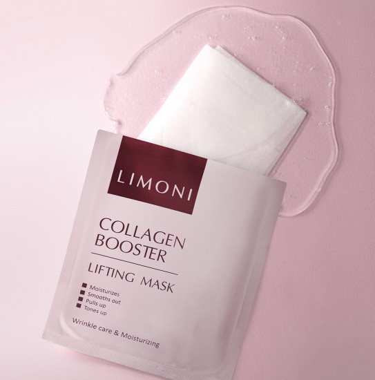 Лифтинг-маска для лица тканевая с морским коллагеном «Collagen Booster Lifting Mask»