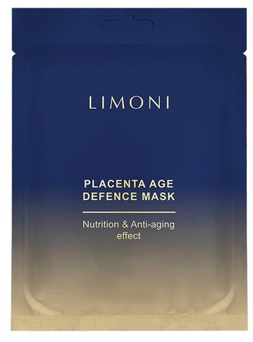 Маска для лица тканевая питательная с плацентой «Placenta Age Defence Mask»