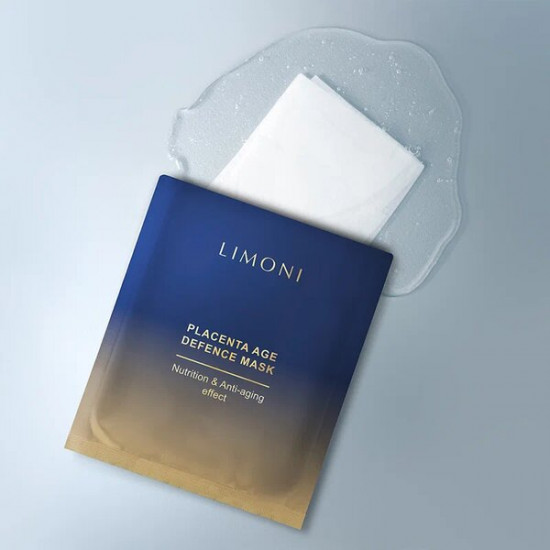 Маска для лица тканевая питательная с плацентой «Placenta Age Defence Mask»