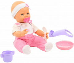 Пупс с соской и набором для кормления - Фото 2