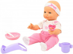 Пупс с соской и набором для кормления - Фото 3