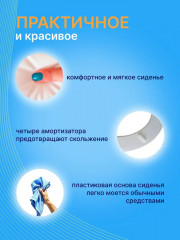 Сиденье для унитаза мягкое «Остров» - Фото 1