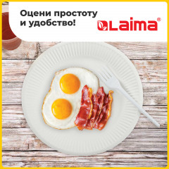 Набор тарелок одноразовых бумажных ламинированных - Фото 4