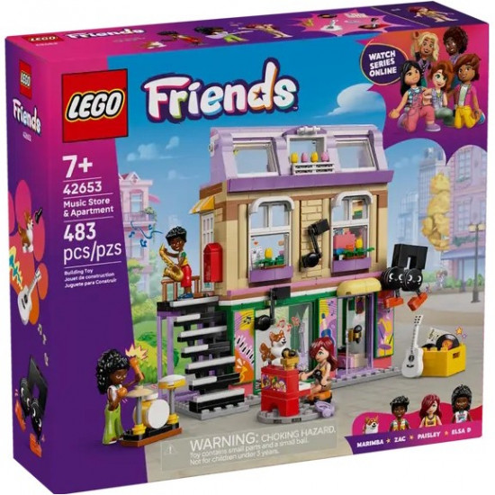 Конструктор LEGO® 42653 Музыкальный магазин и квартира
