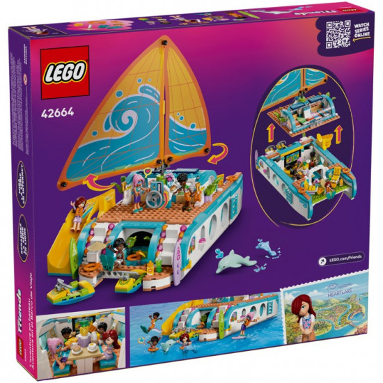 Конструктор LEGO® 42664 Путешествие и приключения на яхте