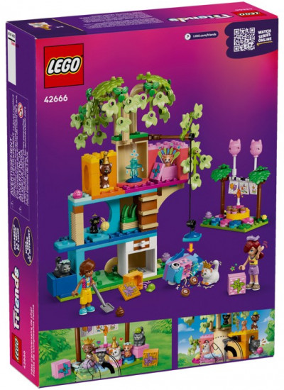 Конструктор LEGO® 42666 Кошачий день рождения и домик на дереве
